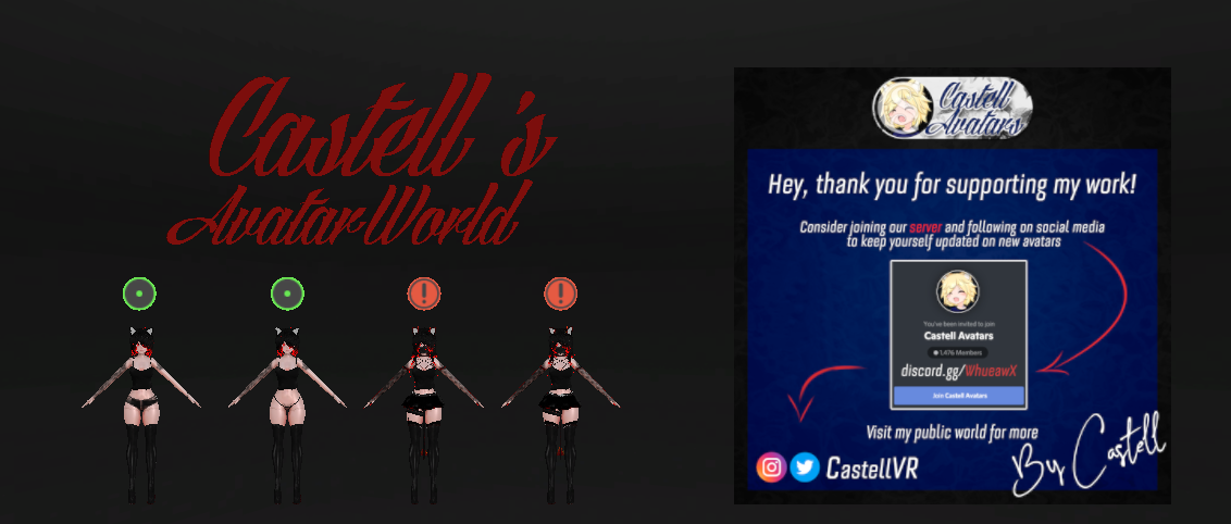 Demoness | VRChat Avatar by Castell