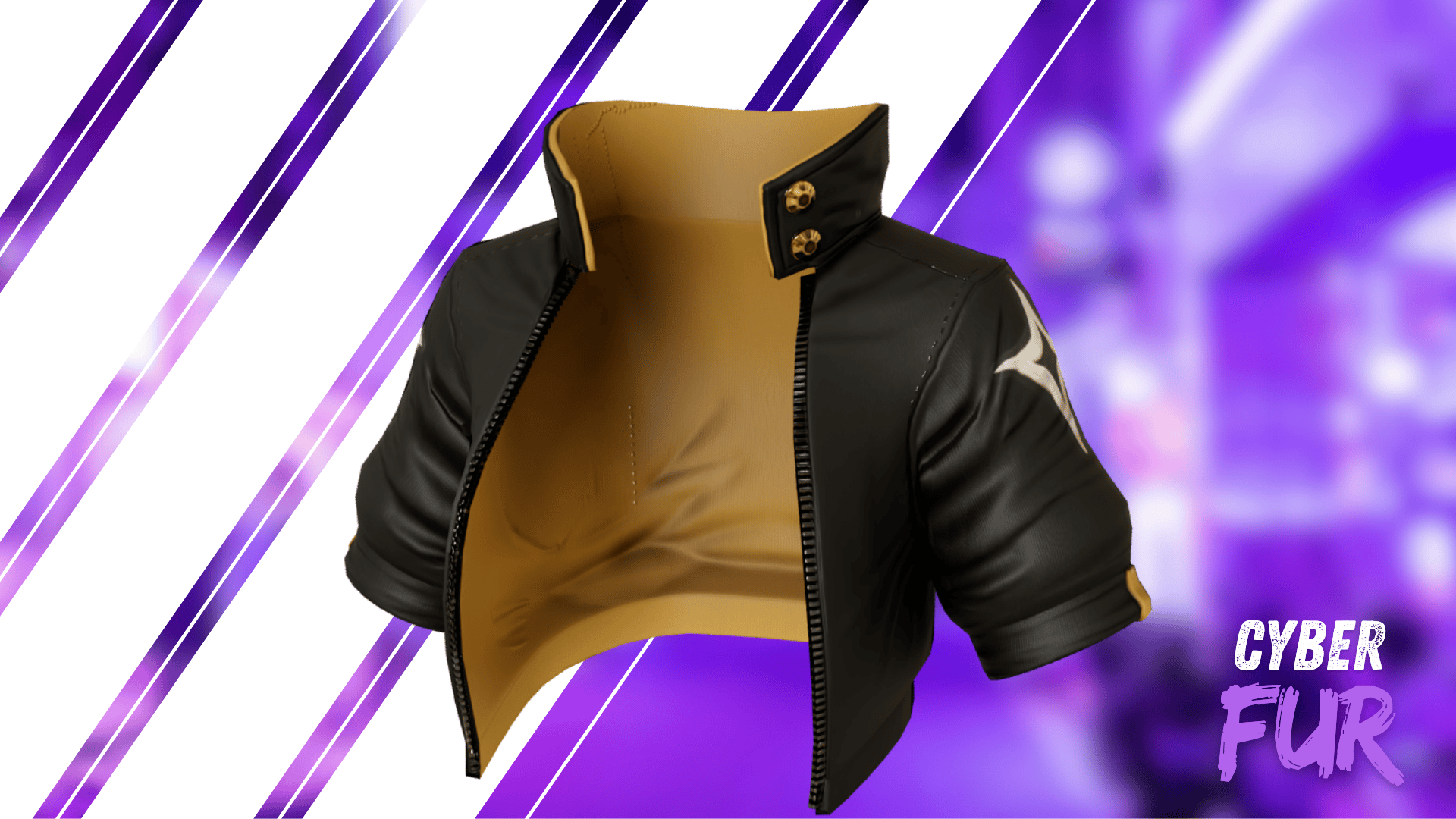 Cyberfur ( Novabeast Edition ) | Complete Techwear + Hair & Harness