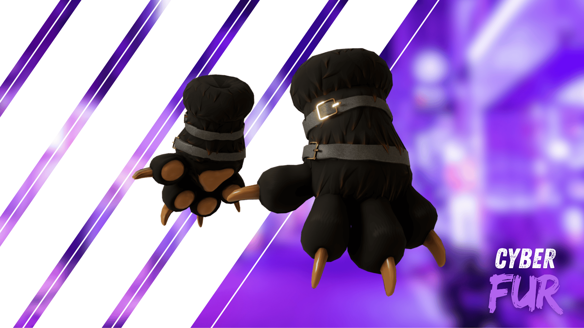 Cyberfur ( Novabeast Edition ) | Complete Techwear + Hair & Harness