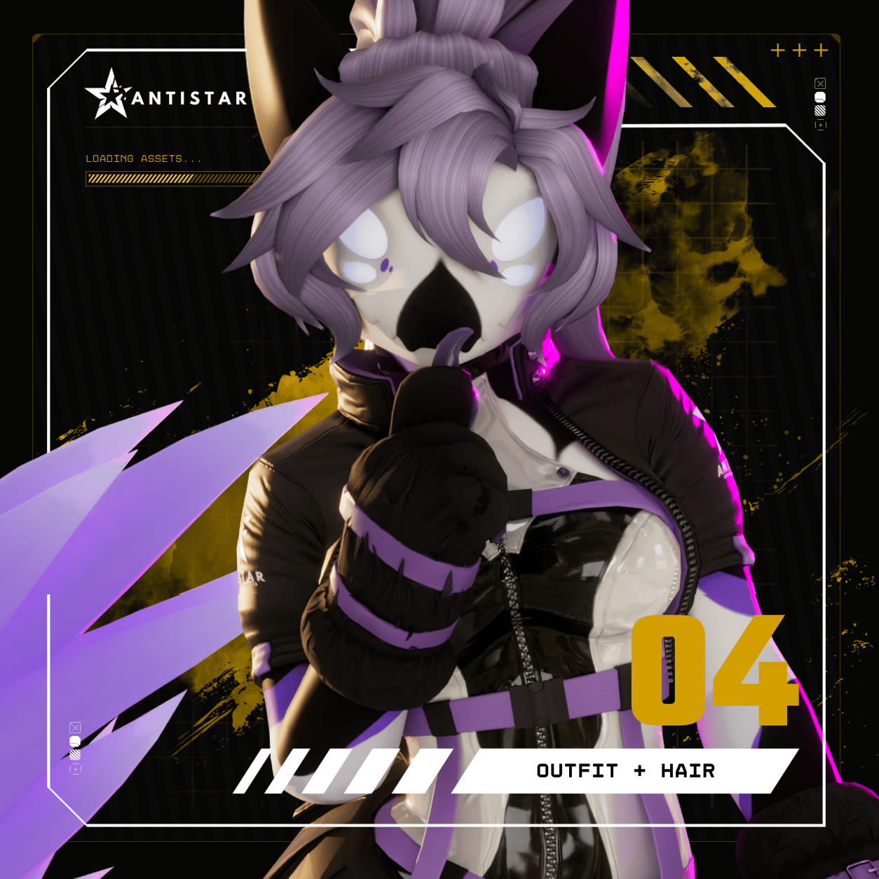 Cyberfur (Kreature Edition) | Complete Techwear + Hair & Harness