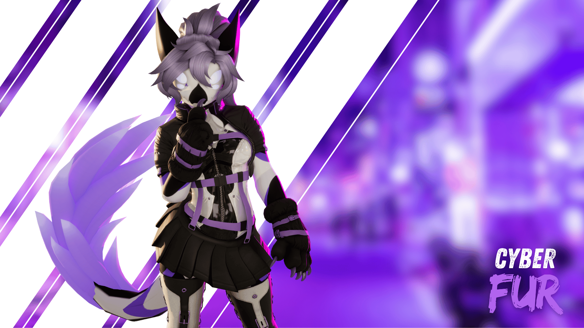 Cyberfur (Kreature Edition) | Complete Techwear + Hair & Harness