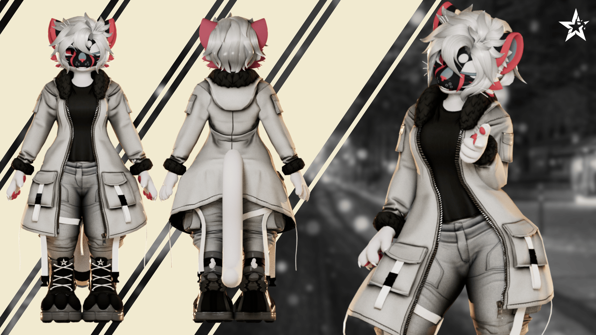 Tundra Guard (Mayu Edition) | Unisex Winter Techwear + Hair