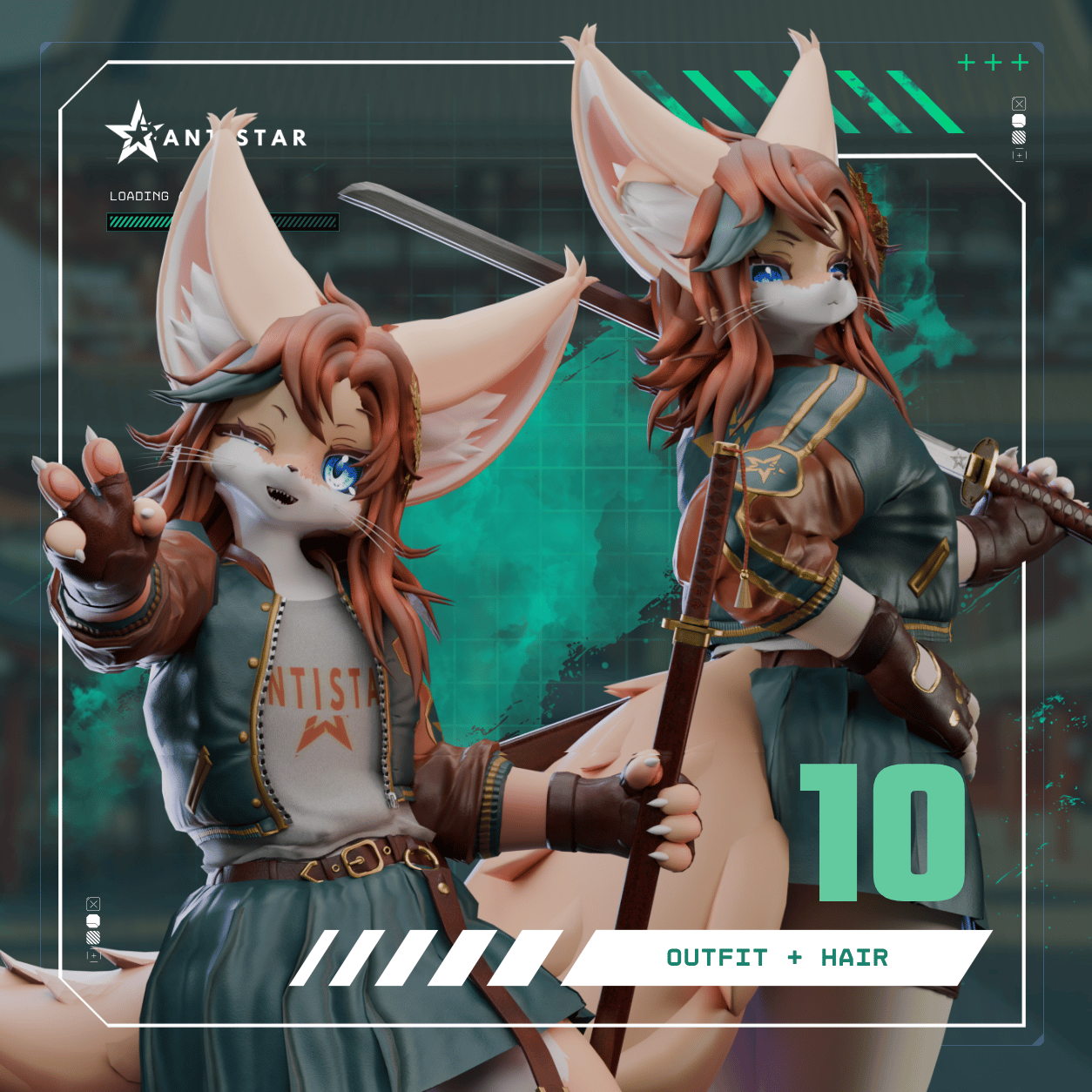 Urban Samurai Set + Hair [ Yip Edition ]