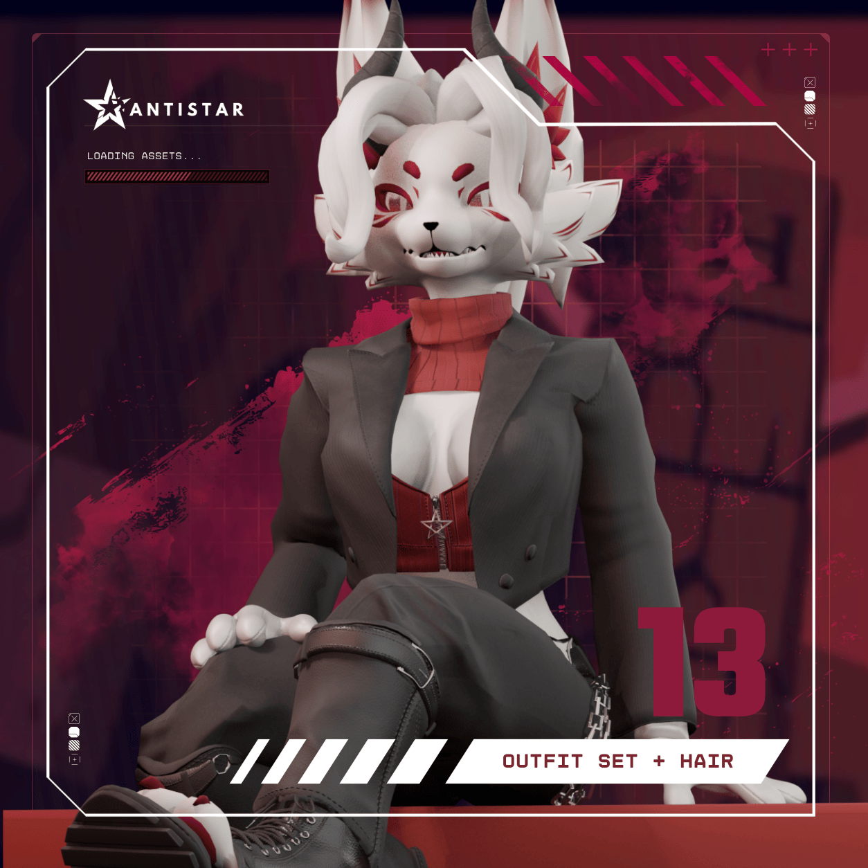 Hell's Office - Outfit + Hair [ Novabeast Edition]