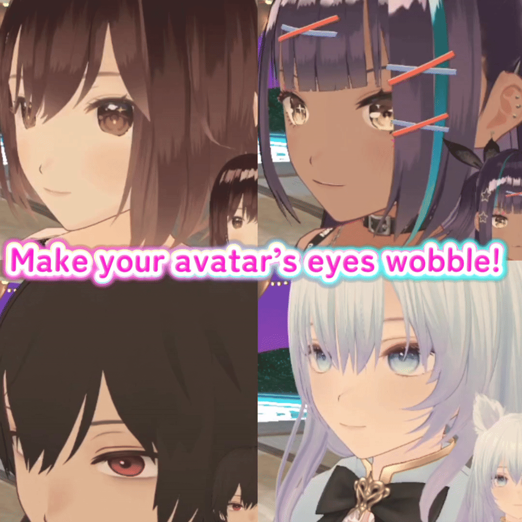 Eye Purupuru | Wobbly Eyes When Blinking [VRChat / VRoid]