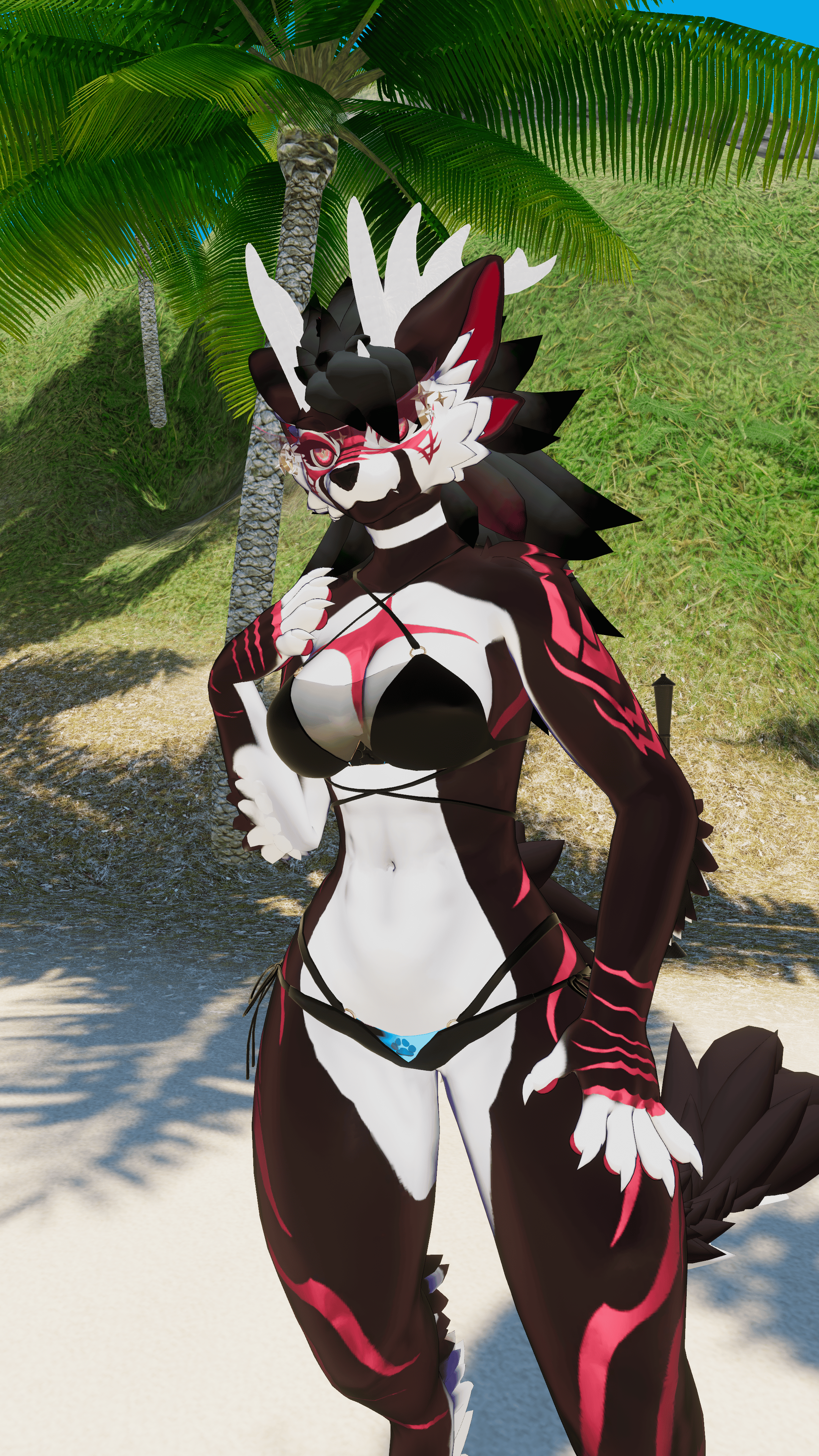Lunabeast Redux - Muscle Texture Map (Normal, AO, Decal)