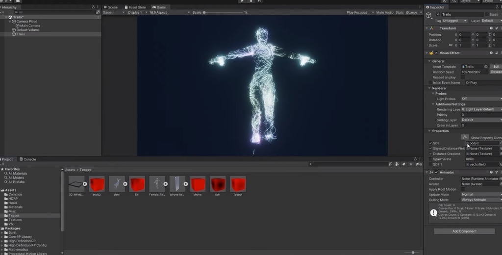 Unity VFX Graph:Model particle effects(SDF)