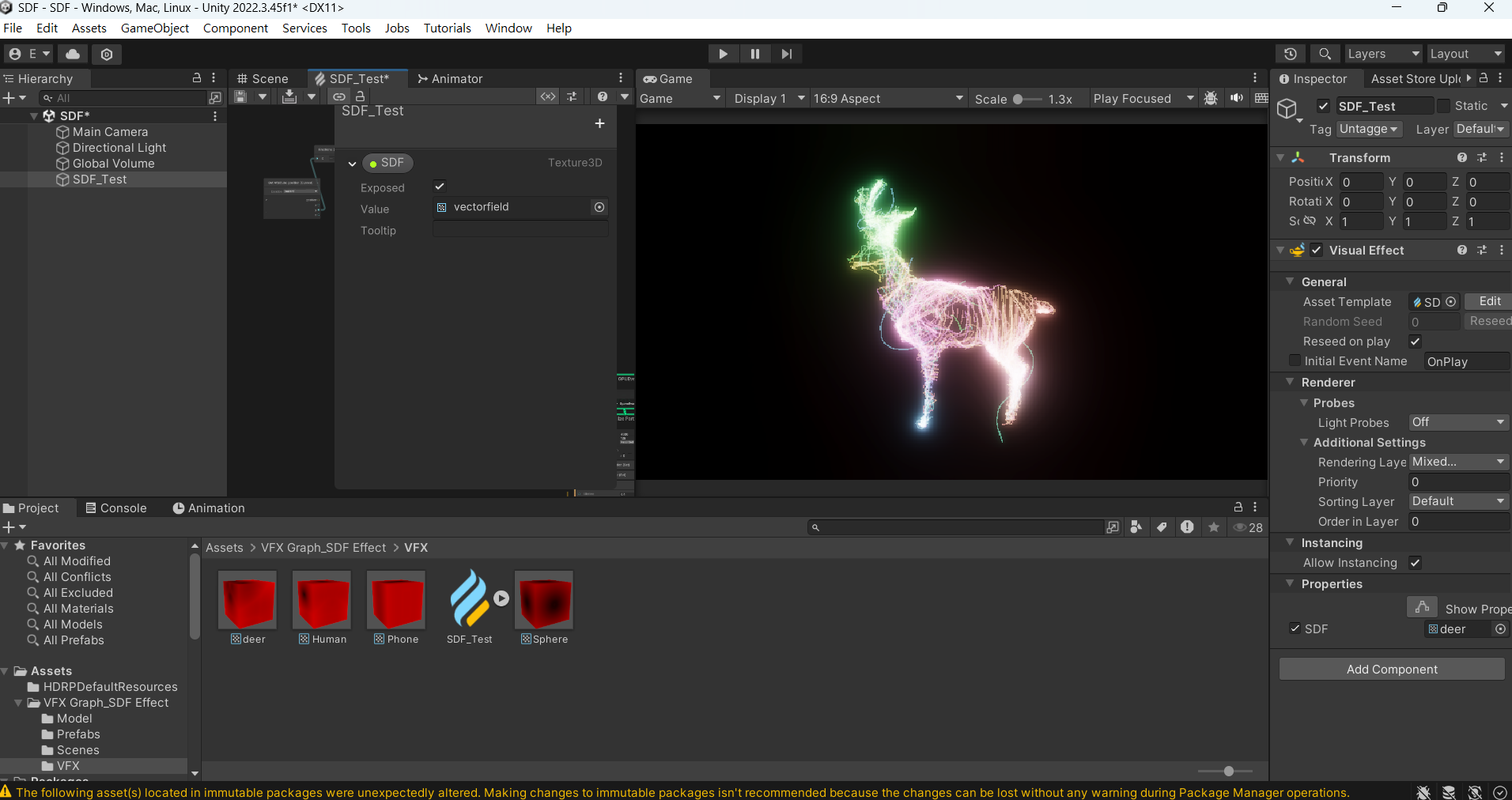Unity VFX Graph:Model particle effects(SDF)
