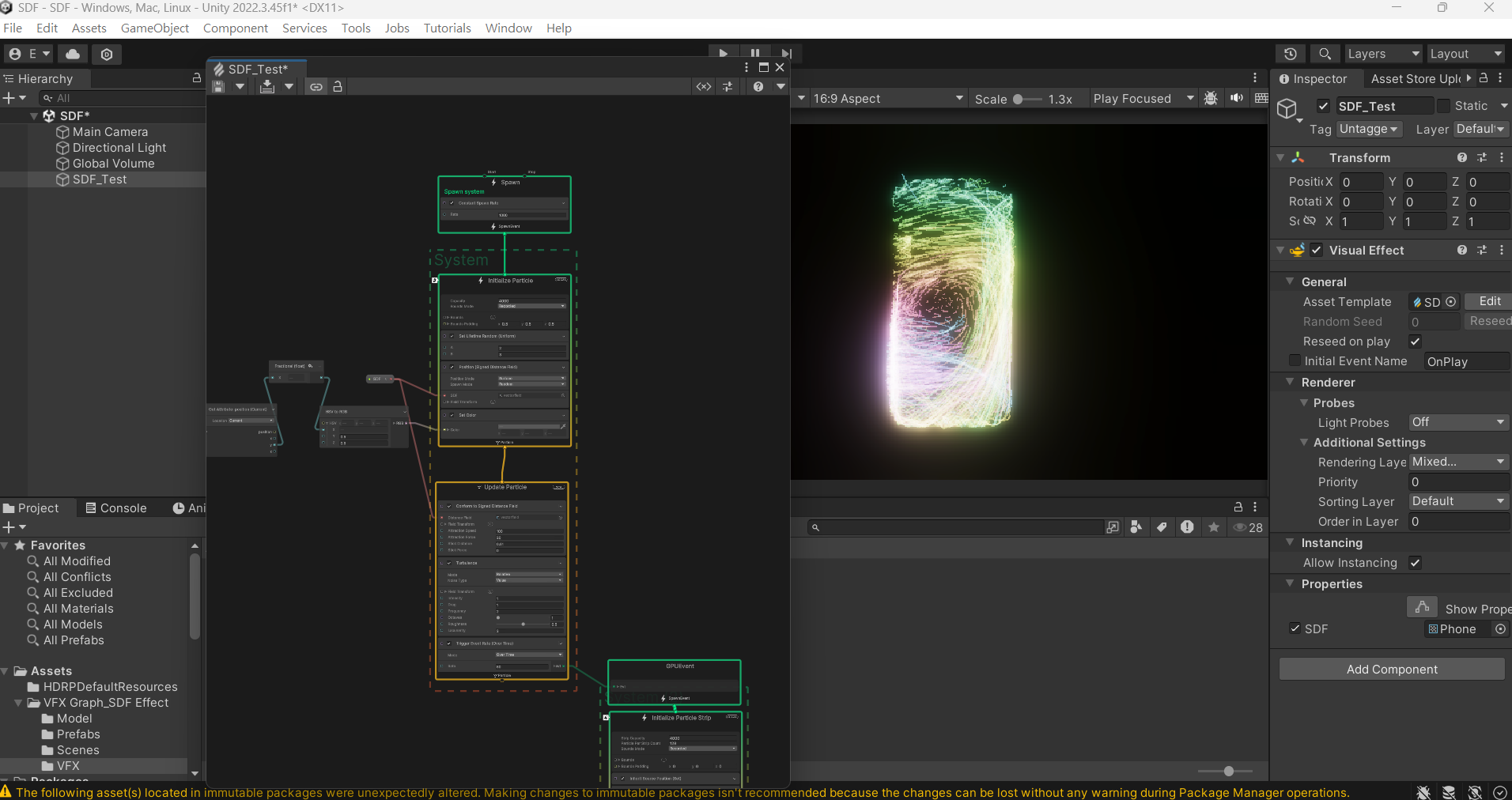 Unity VFX Graph:Model particle effects(SDF)