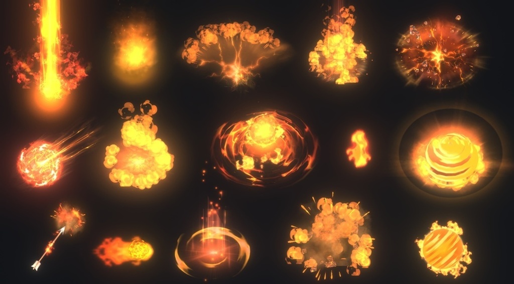 Unity Game VFX - Six Elements VFX Mega Pack(Built-In)