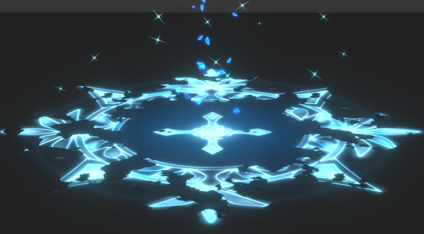 Unity Game VFX - Magic Circle Dissolves