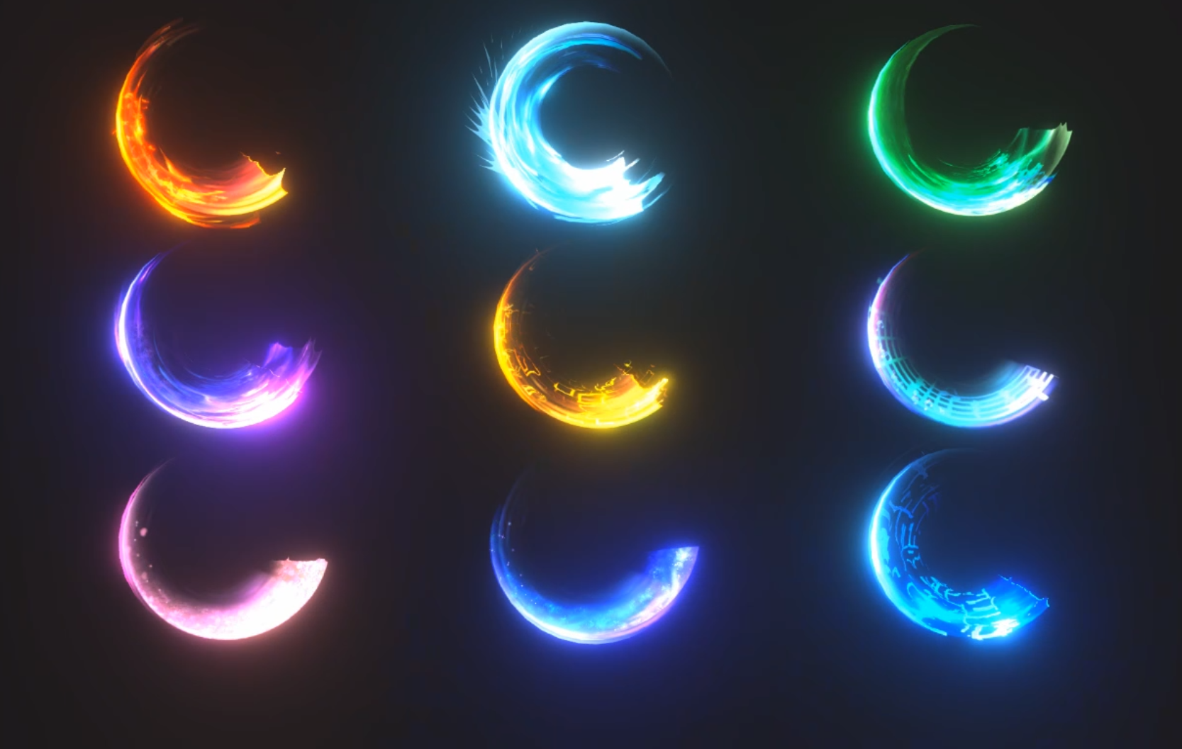 Unity Game VFX - Magic Slash Collection