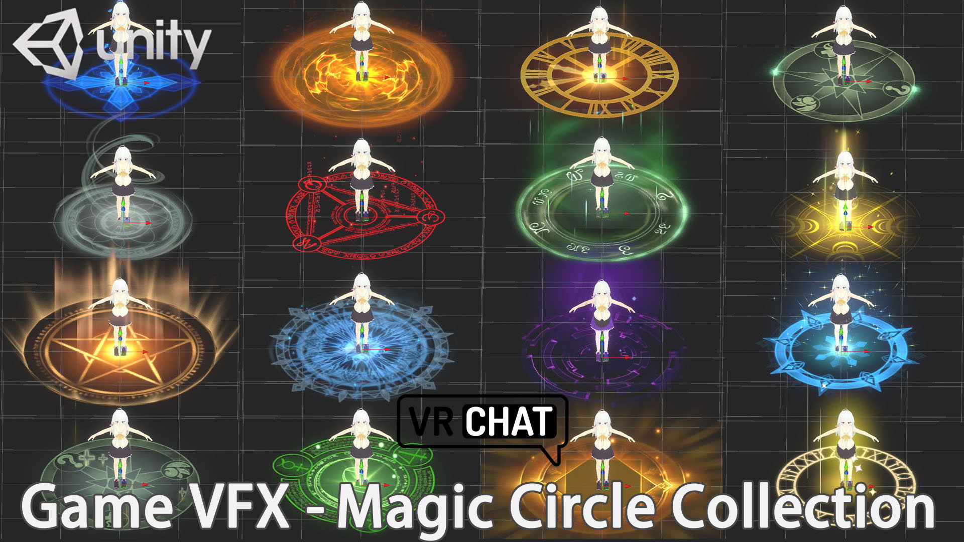 Unity GAME VFX - RPG Action Kit (UI, Slash, Magic)