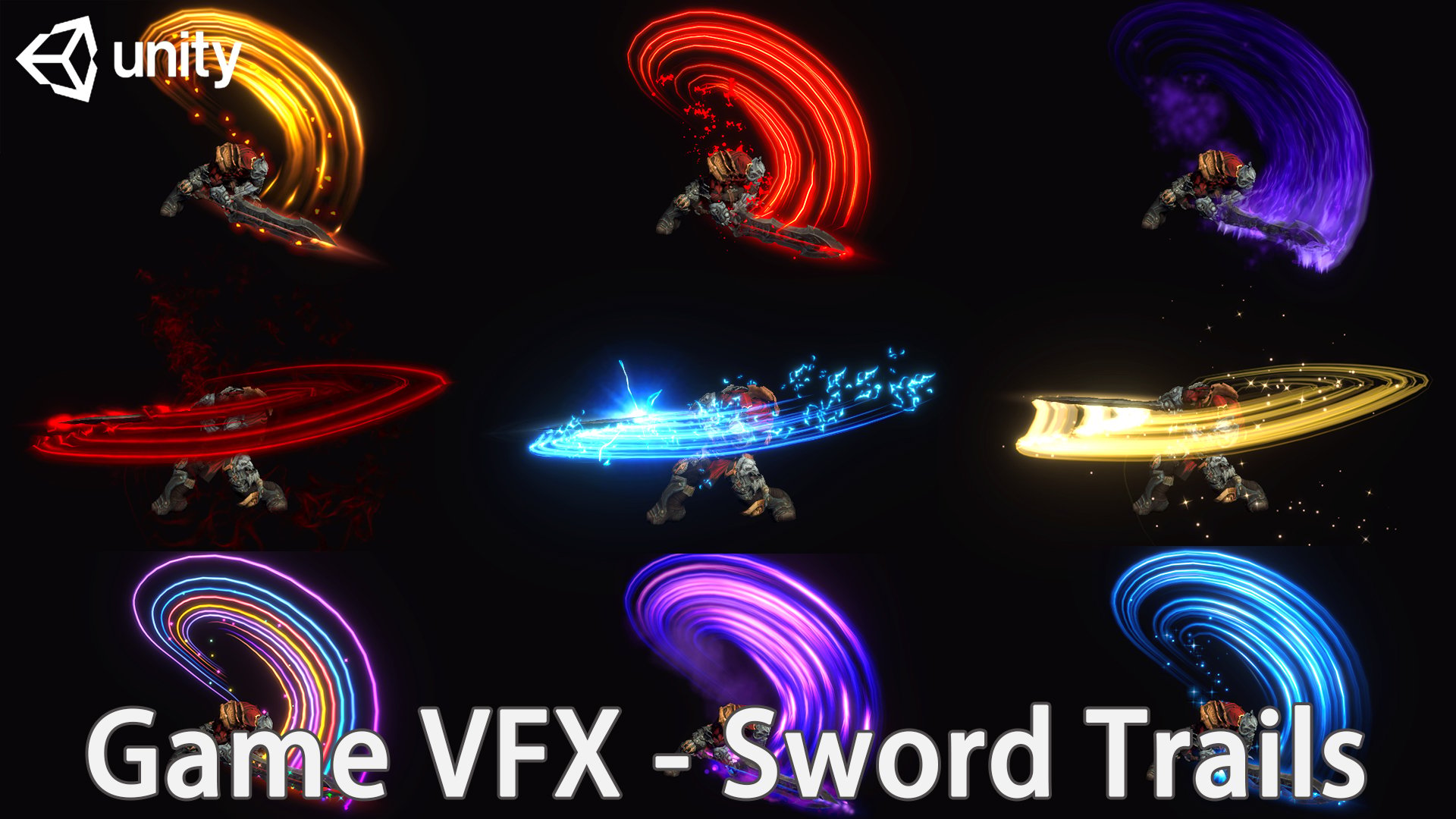 Unity Game VFX - Combat Slash & Trails Pack