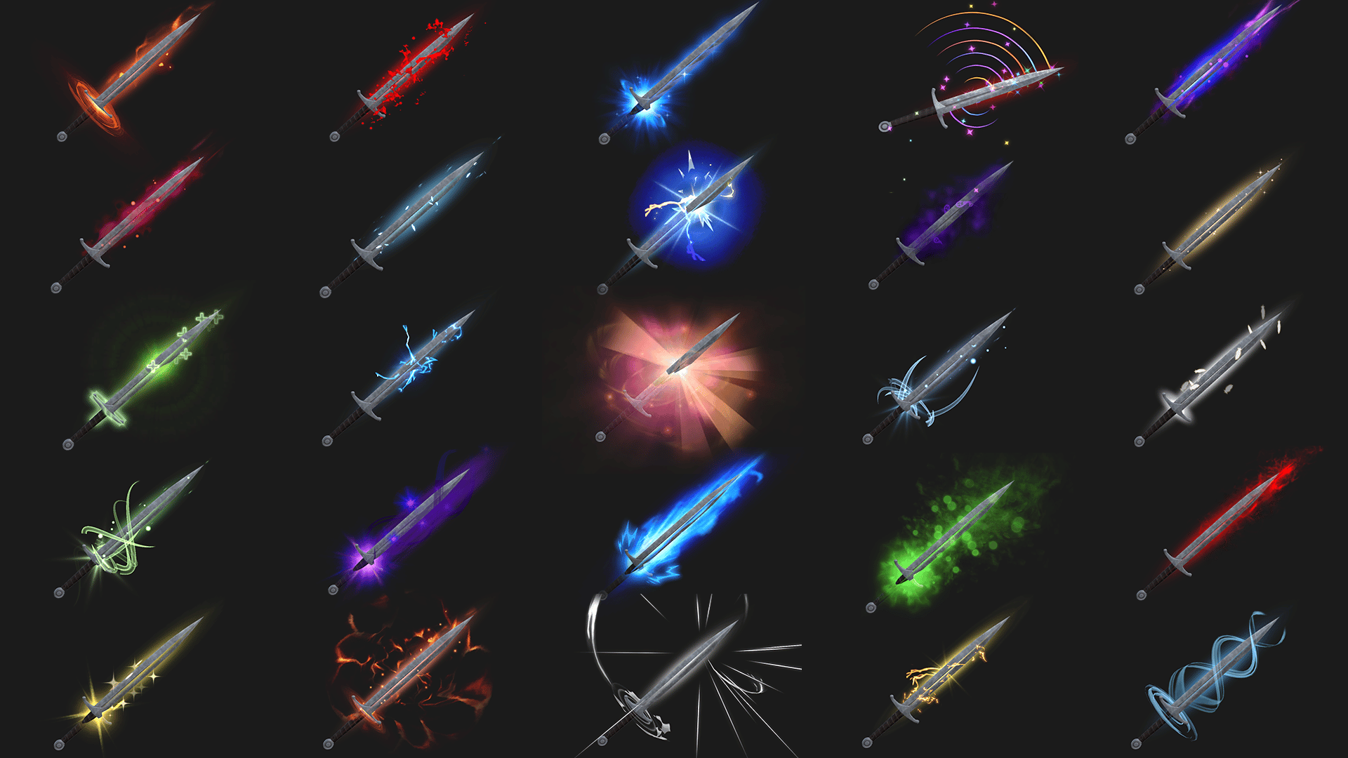 Unity Game VFX - Combat Slash & Trails Pack