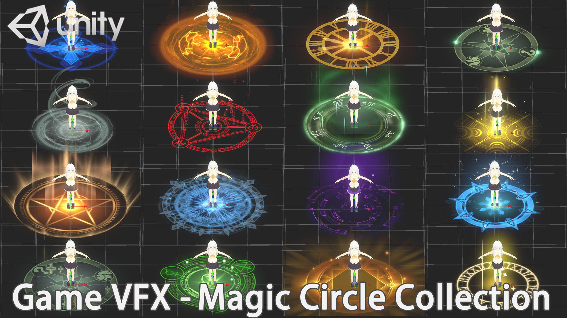 Unity Game VFX - Character Aura Effects Pack