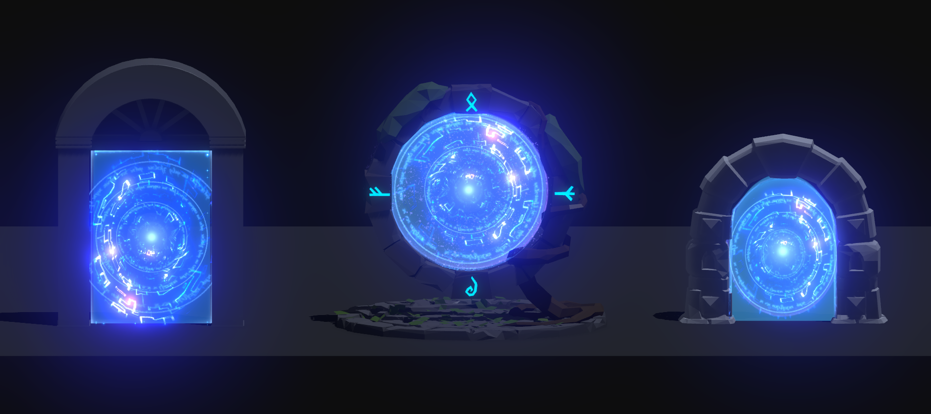 Unity Game VFX - Magic Portal Collection