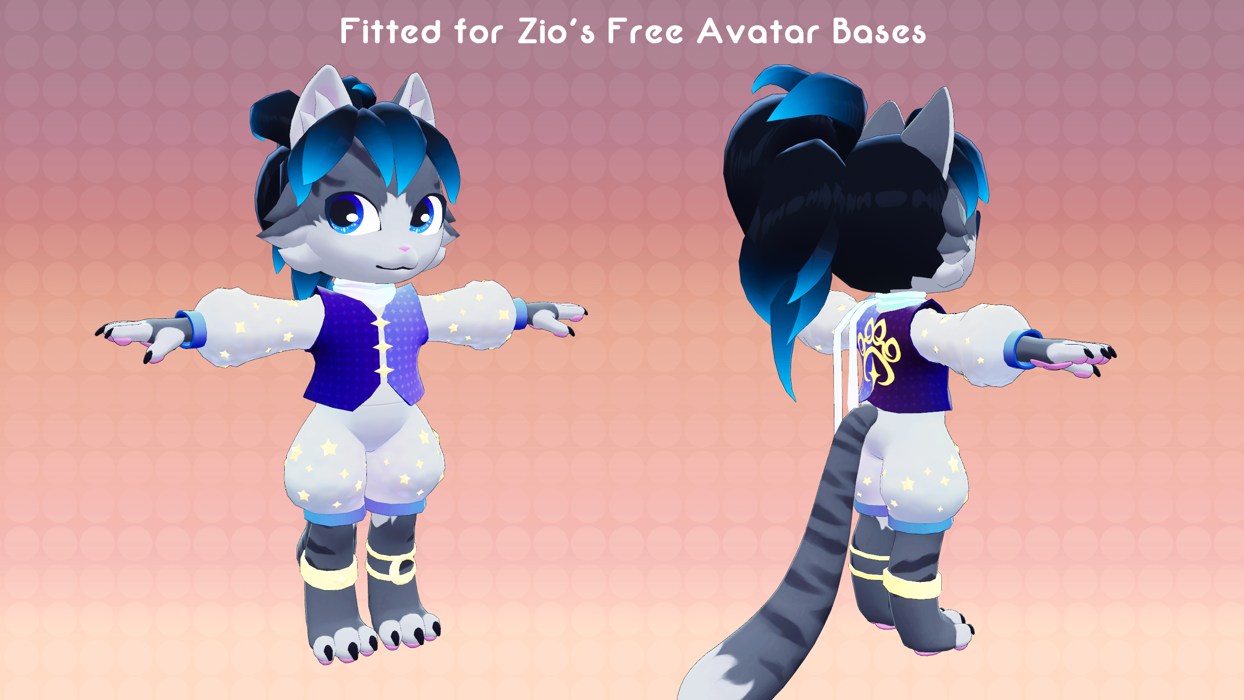 Furality Somna Outfit for Zio's Free Avatars