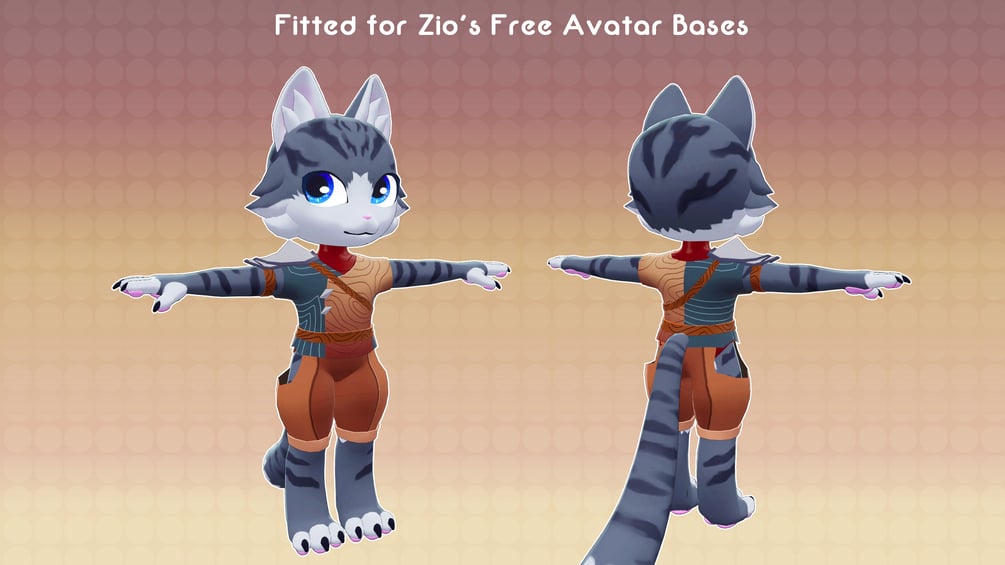 Furality Umbra Outfit for Zio's Free Avatars