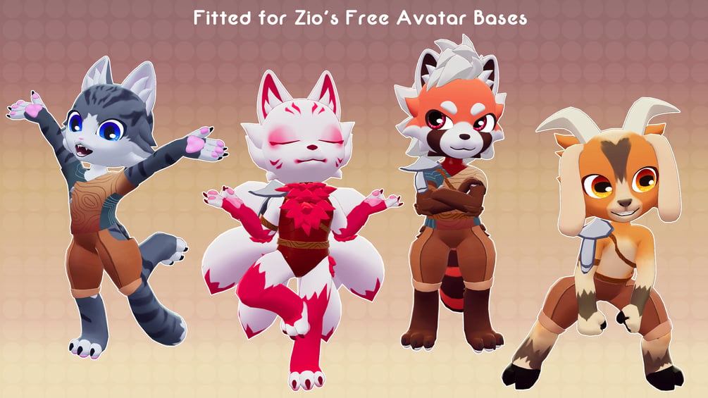 Furality Umbra Outfit for Zio's Free Avatars