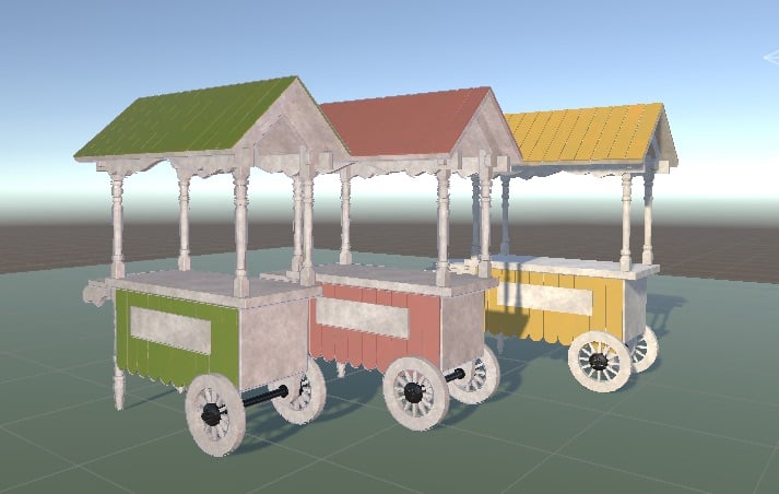 Marché Wagon — 3 Color Pack (Pastel)