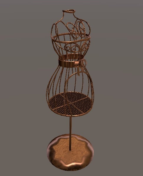 Antique Wire Torso — VRChat World Asset