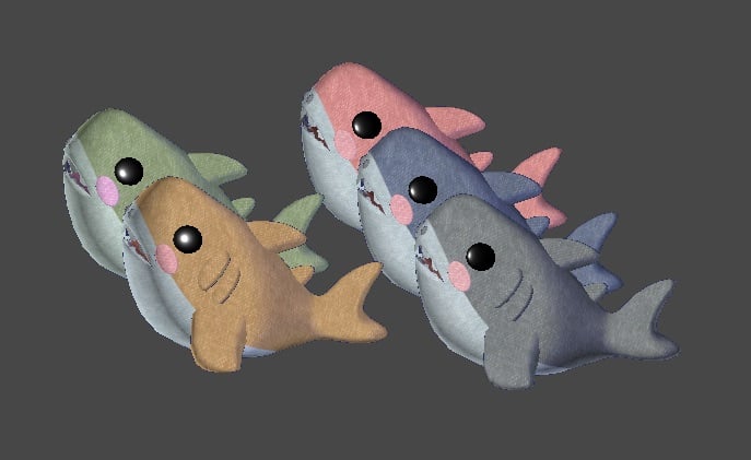 Little Friend — Shark Plushie