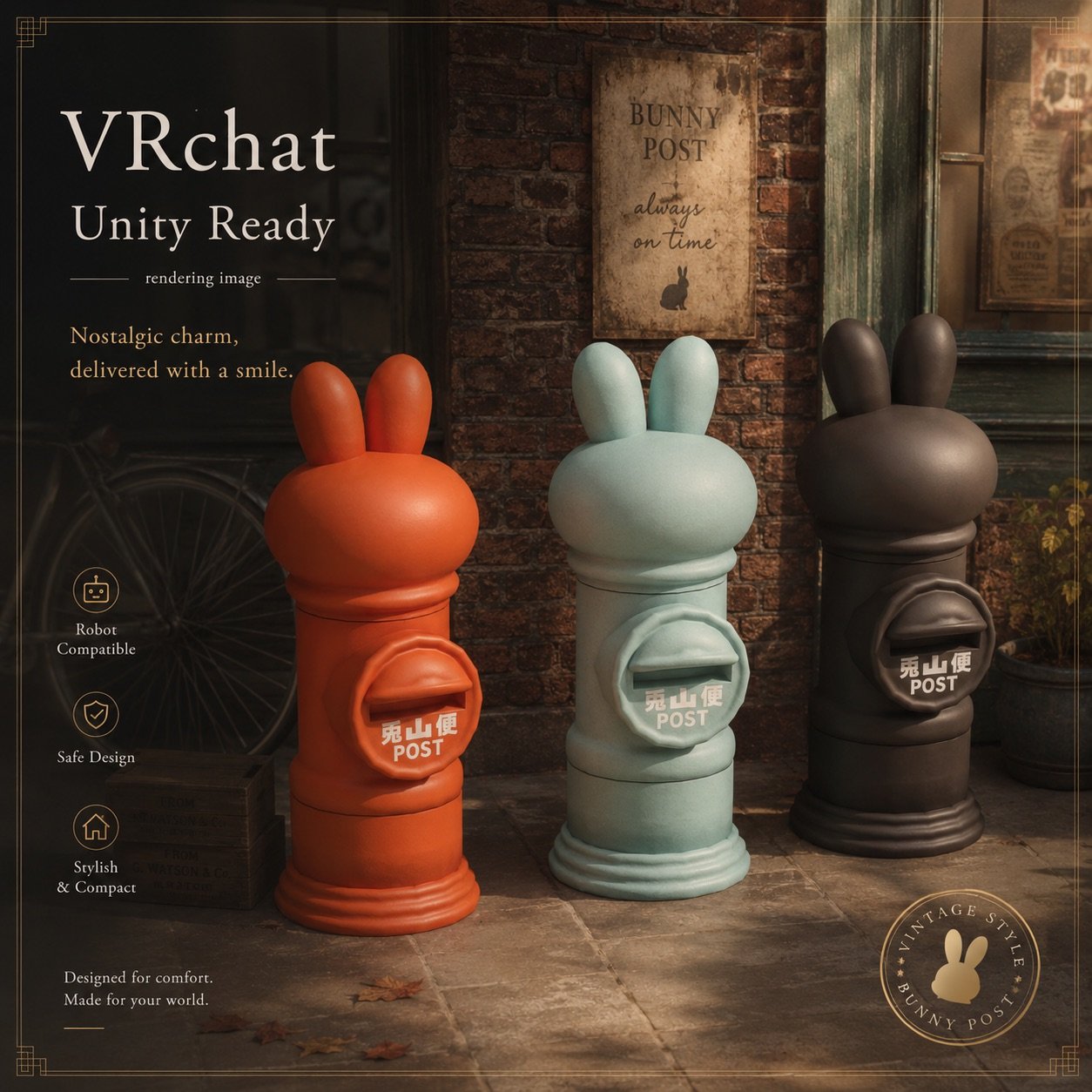 Usapost β Rabbit Silhouette Mailbox