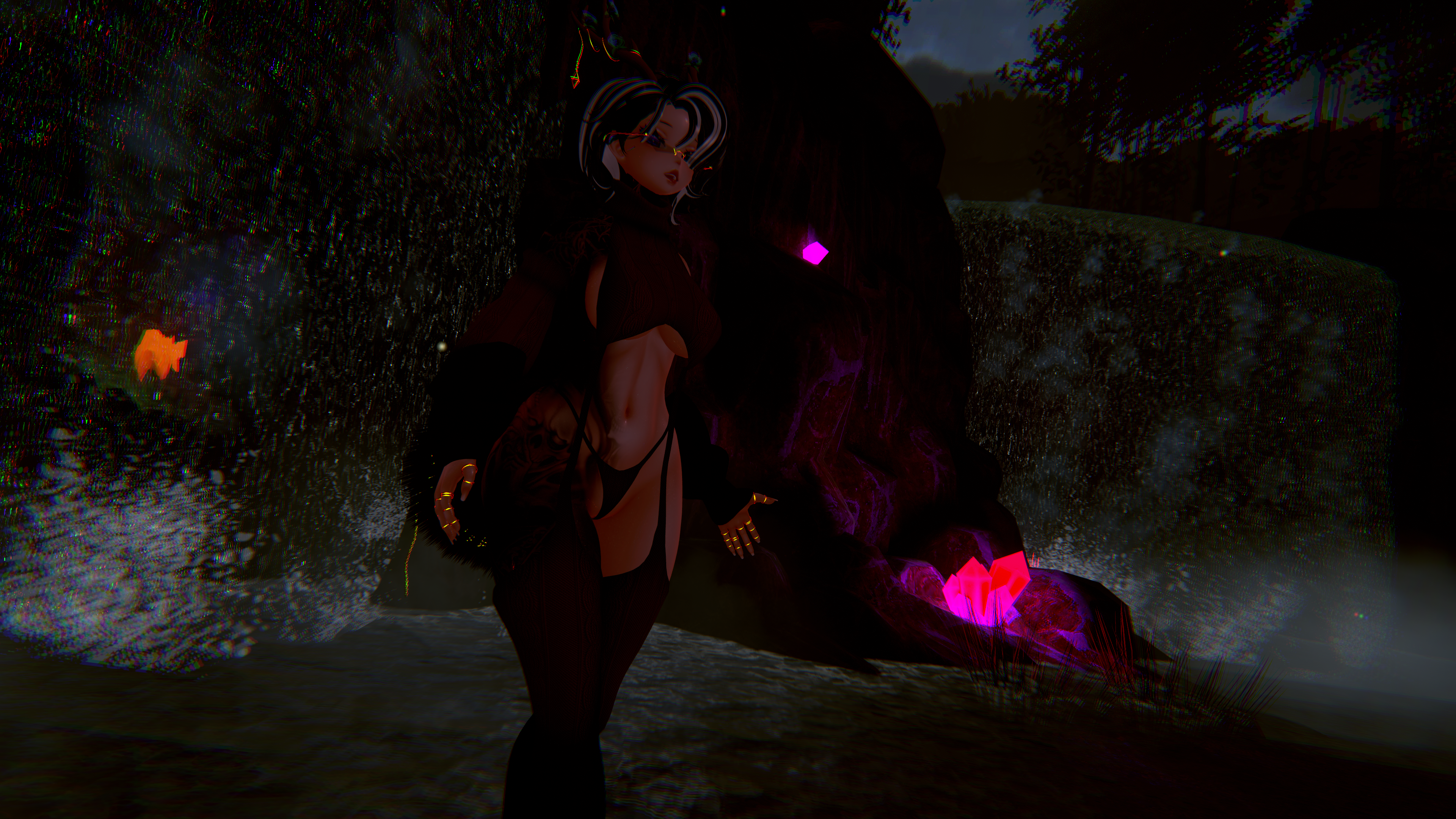 Demethys the Dark Elf (PC only/ GOGO/ Facetracking)
