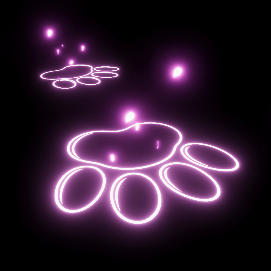 PawPrints – Footprint VFX Particle|肉球パーティクル