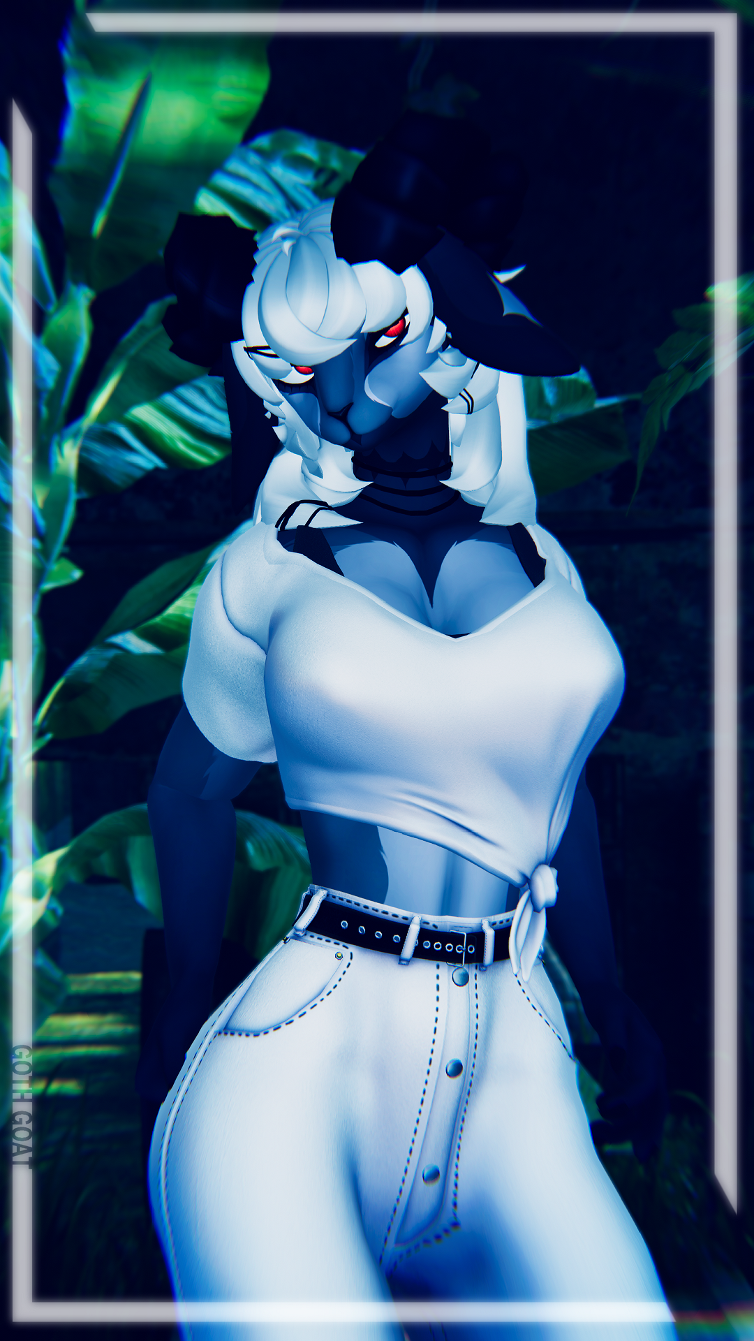 Goth Goat (VRChat Avatar)
