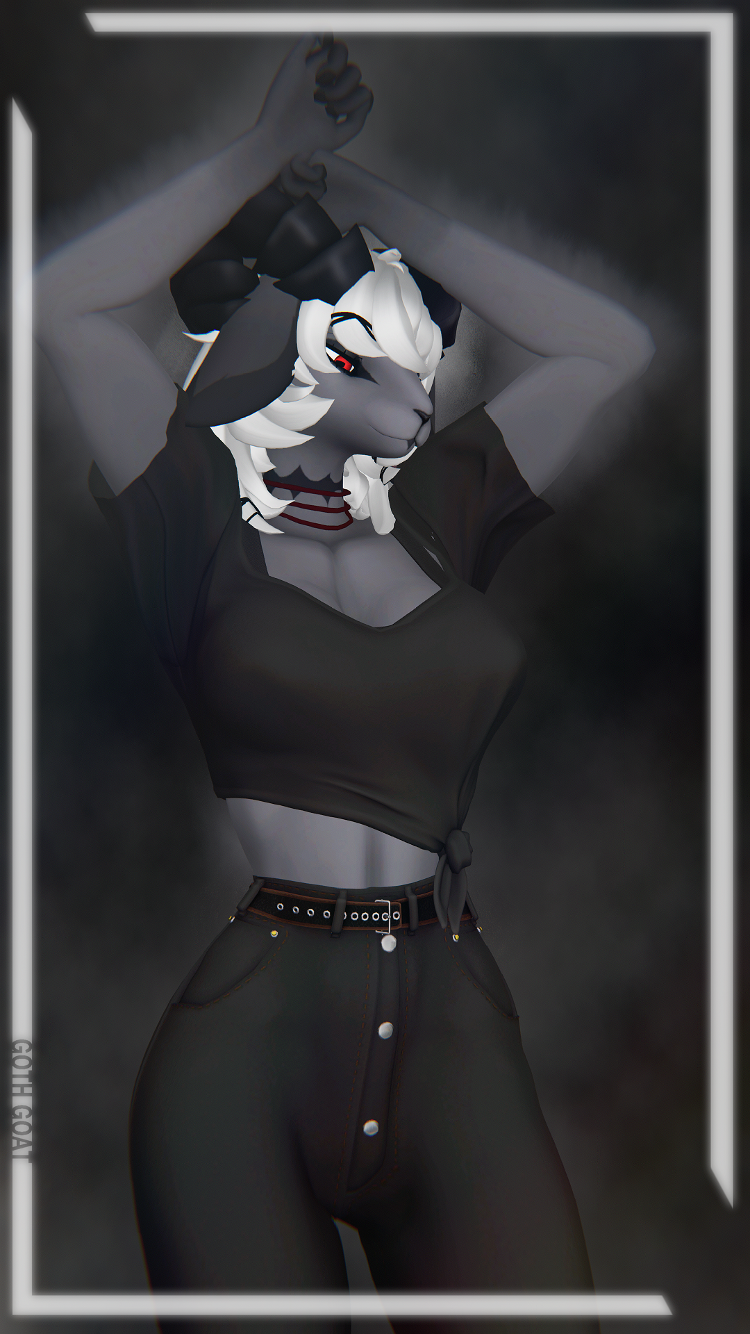 Goth Goat (VRChat Avatar)