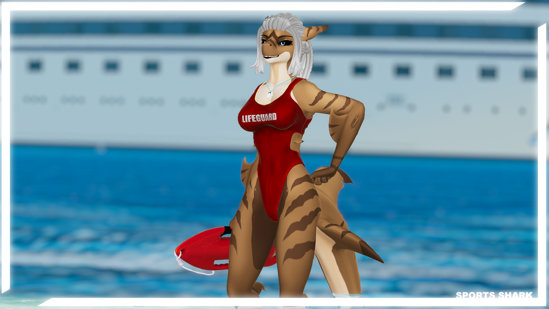 Sports Shark (VRChat Avatar)