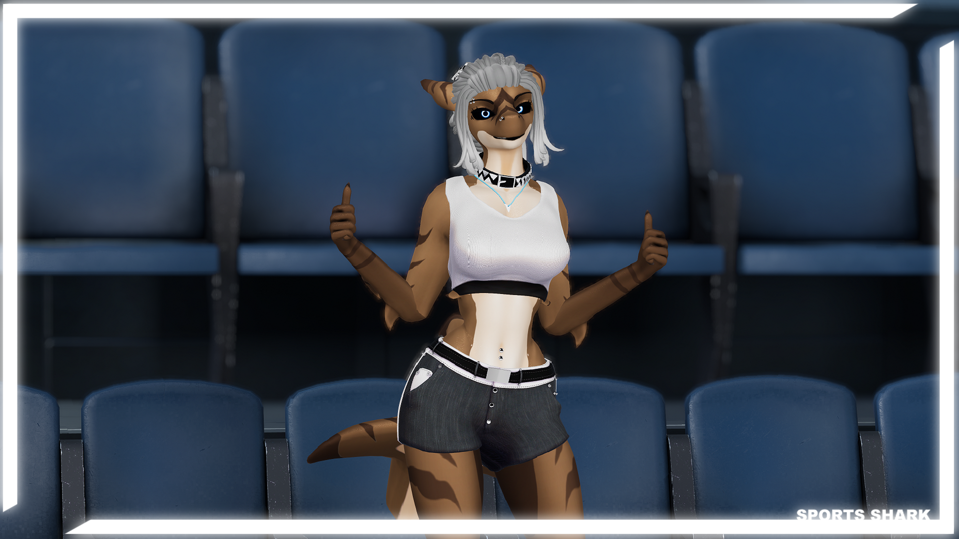 Sports Shark (VRChat Avatar)