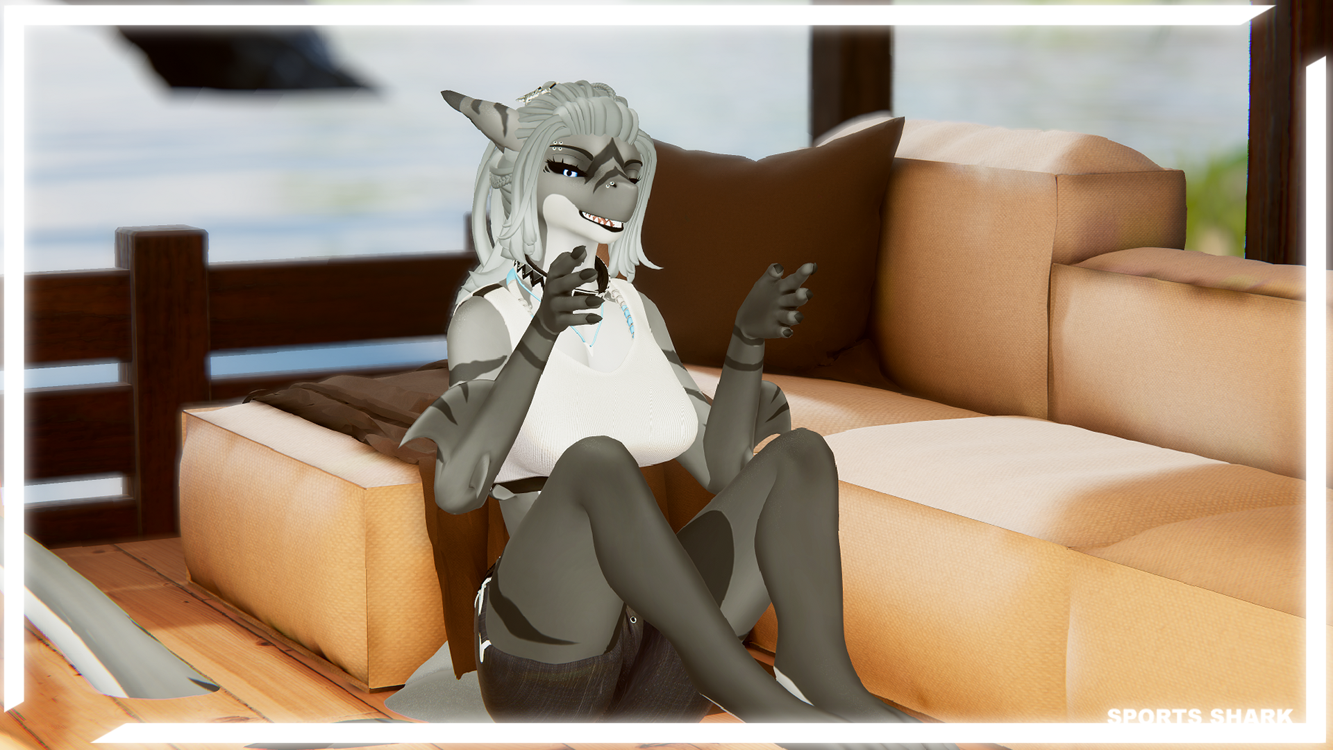 Sports Shark (VRChat Avatar)