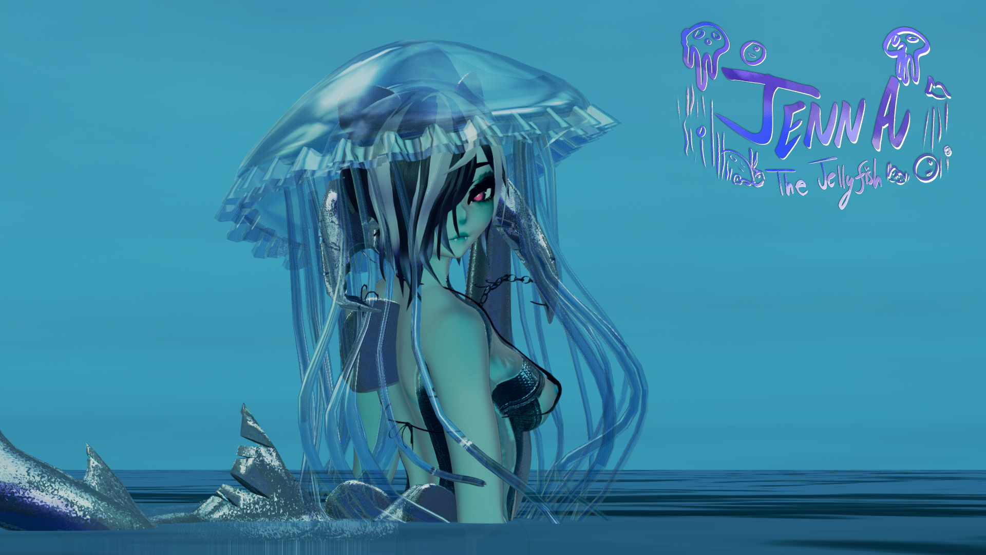 Jenna, The Jellyfish 🪼 | VRCFT | PC + QUEST | GOGOLOCO | SPS