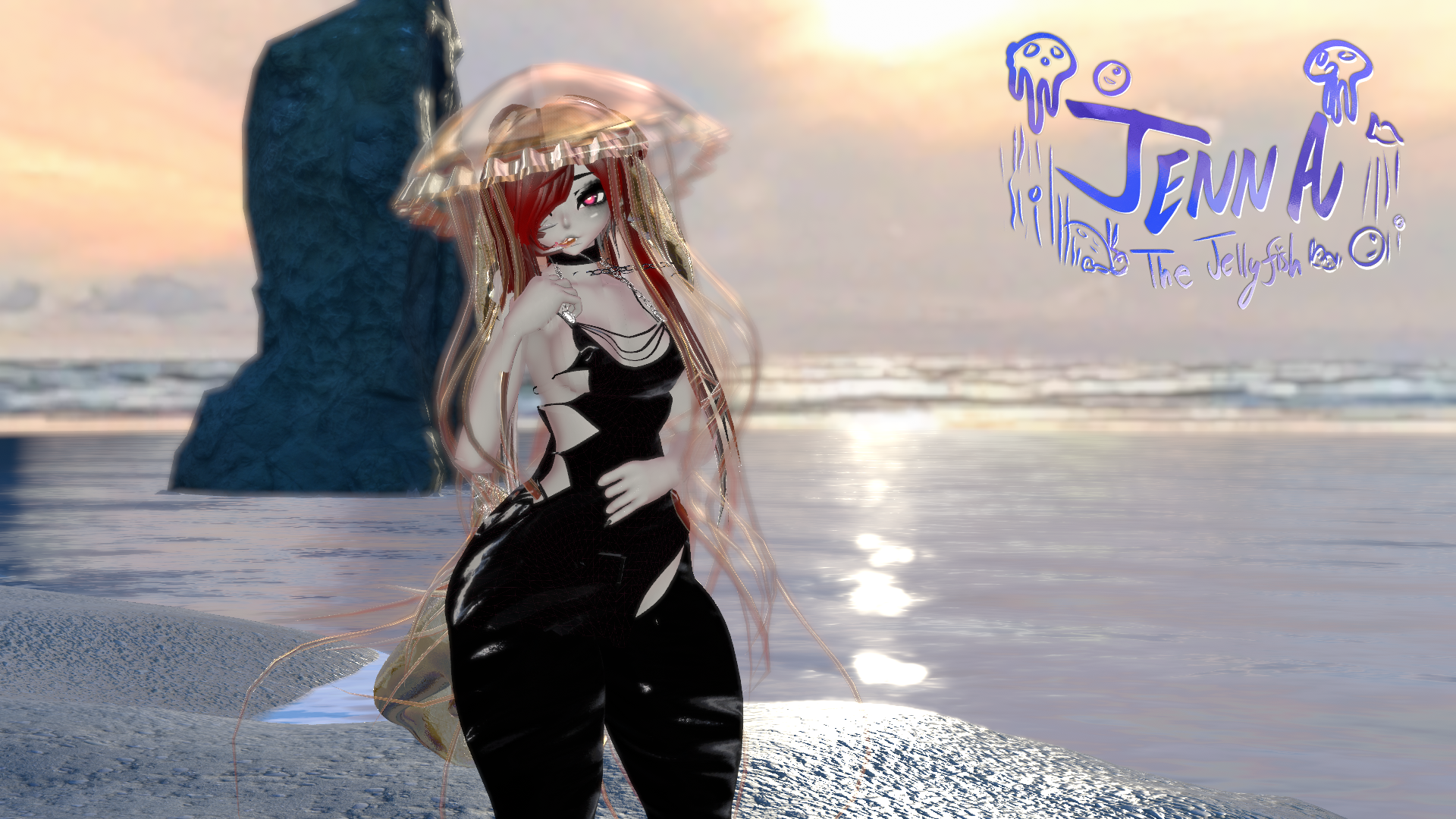 Jenna, The Jellyfish 🪼 | VRCFT | PC + QUEST | GOGOLOCO | SPS