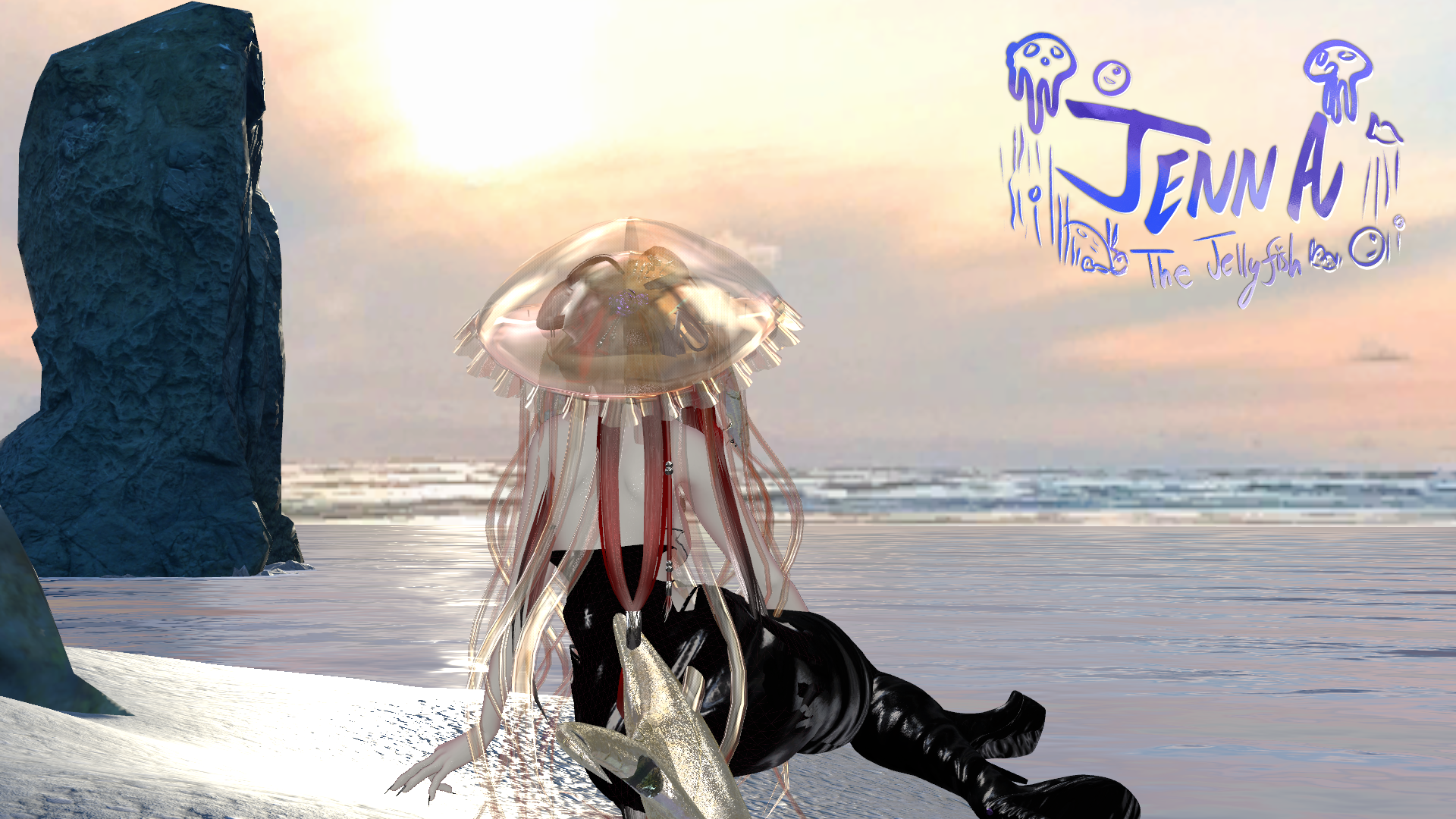 Jenna, The Jellyfish 🪼 | VRCFT | PC + QUEST | GOGOLOCO | SPS