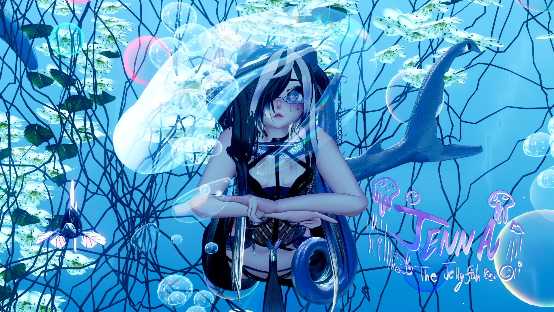 Jenna, The Jellyfish 🪼 | VRCFT | PC + QUEST | GOGOLOCO | SPS