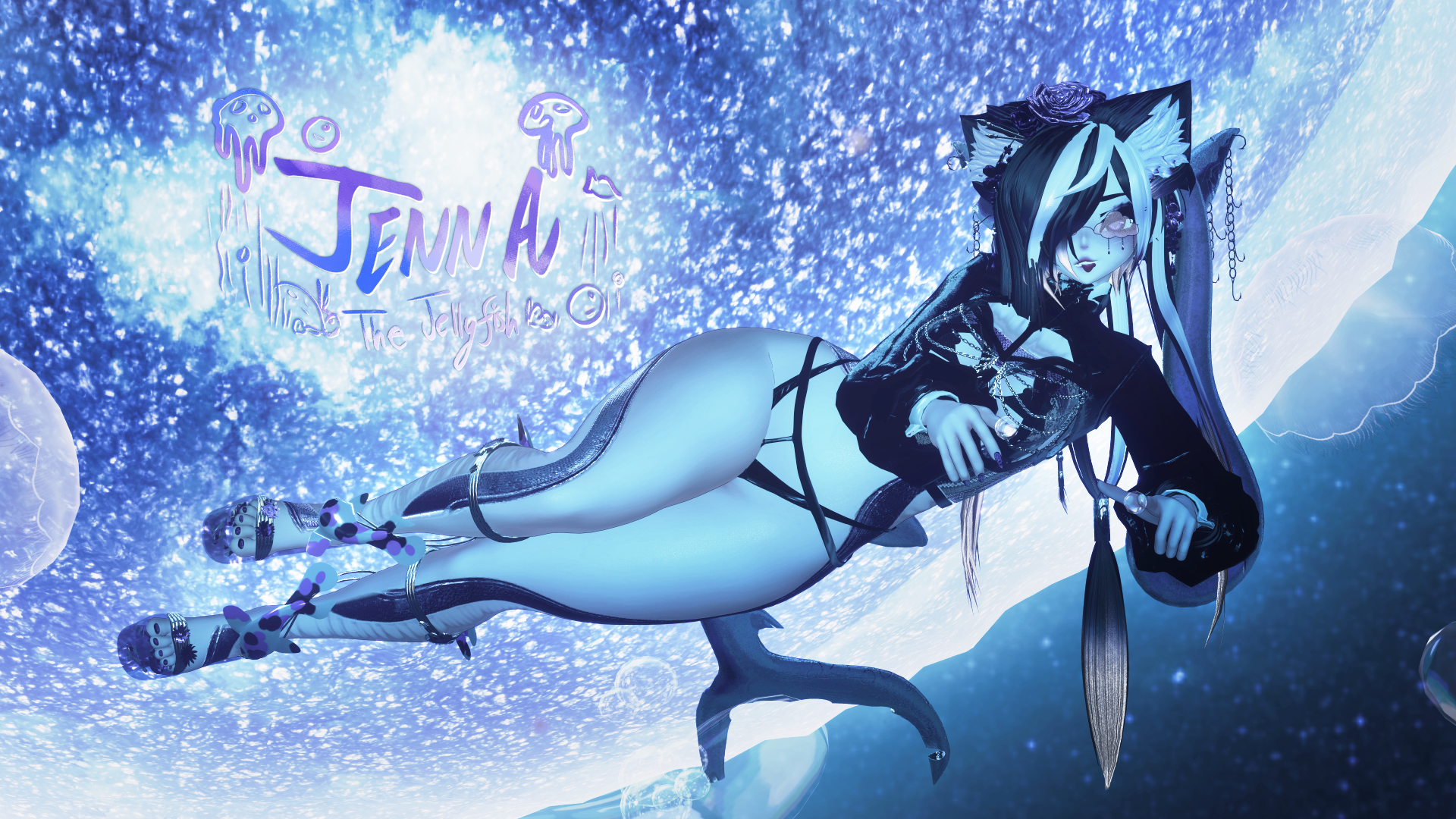 Jenna, The Jellyfish 🪼 | VRCFT | PC + QUEST | GOGOLOCO | SPS