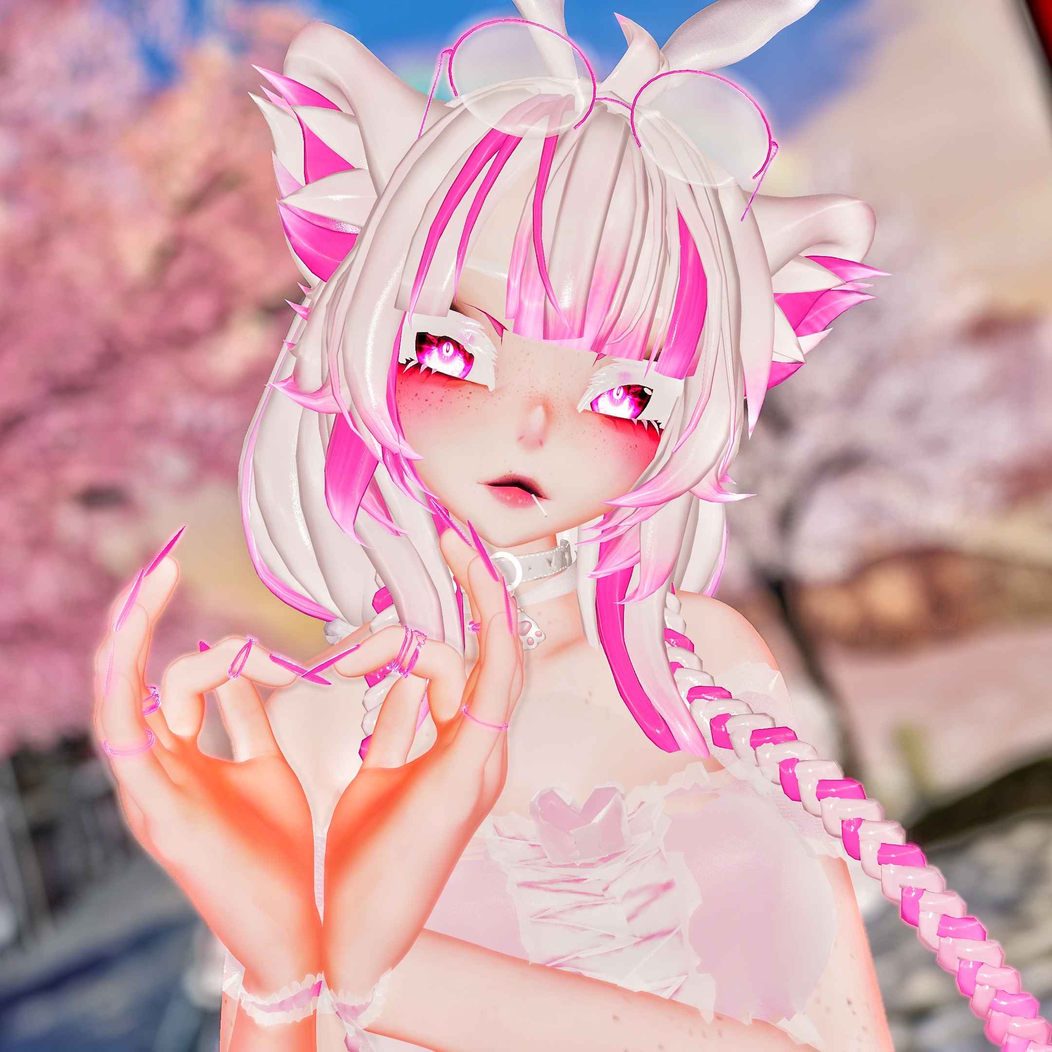 Meido, The Pink Lion 🦁 | VRCFT | PC + QUEST | GOGOLOCO | SPS