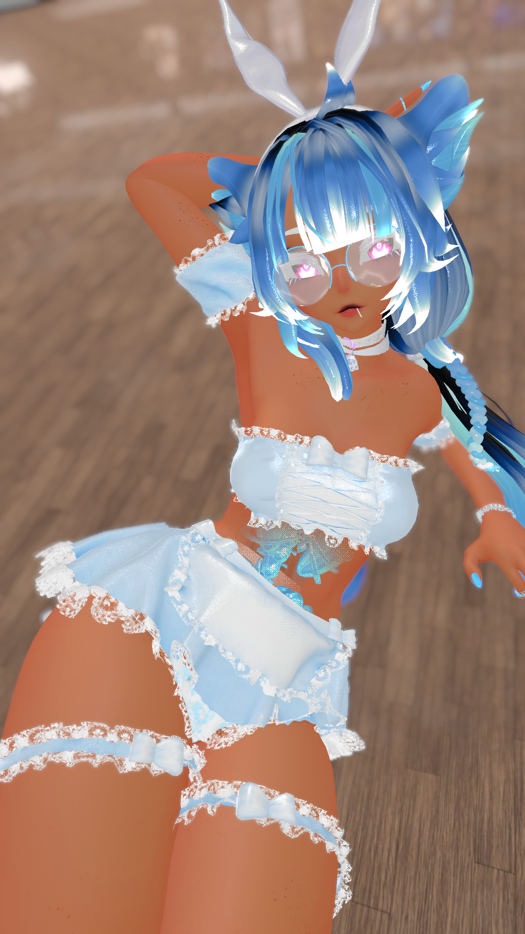 Meido, The Pink Lion 🦁 | VRCFT | PC + QUEST | GOGOLOCO | SPS