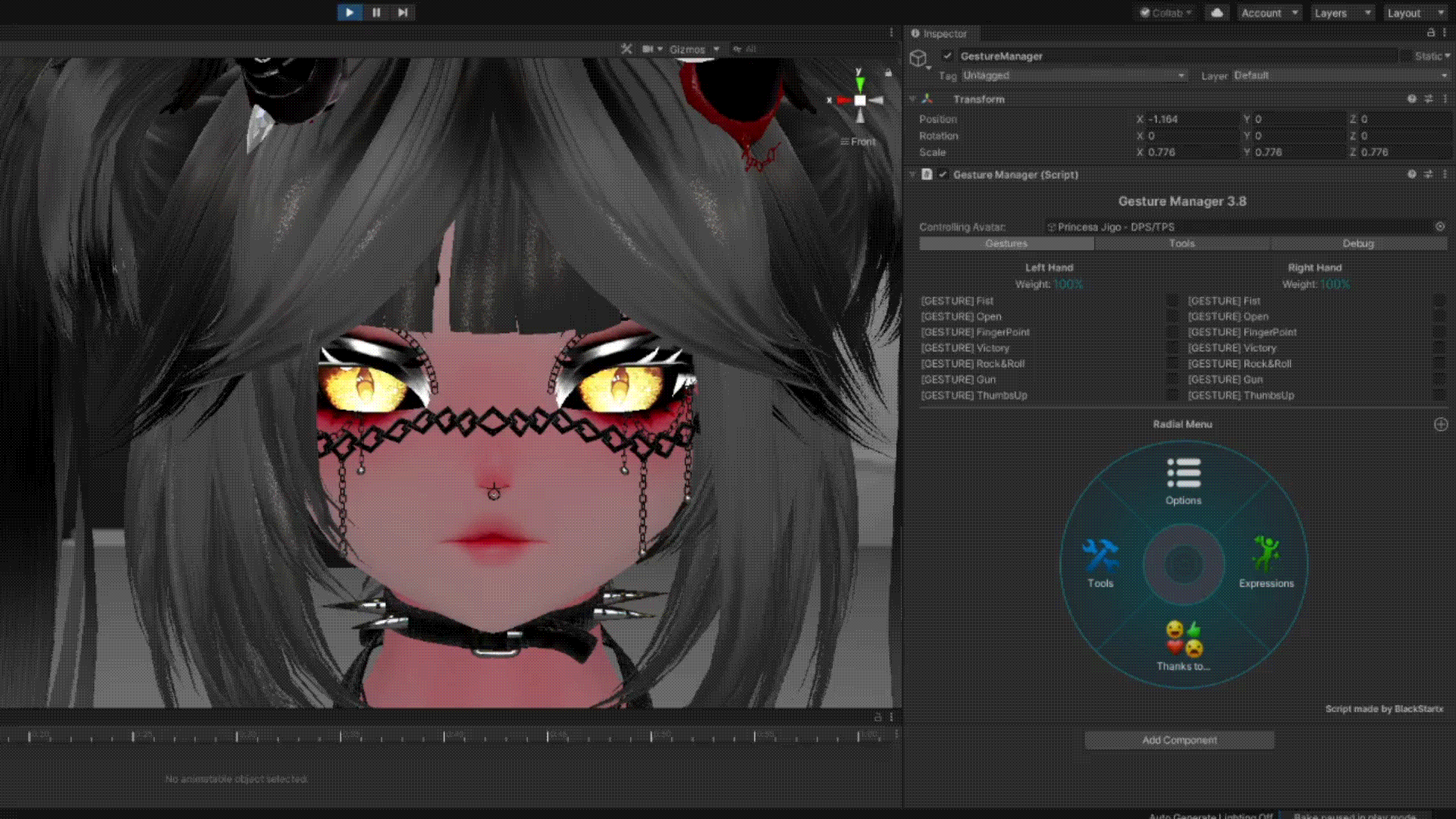 Princesa Jigo, The Rock Star Demon π€π | VRCFT | PC + QUEST | GOGOLOCO | SPS