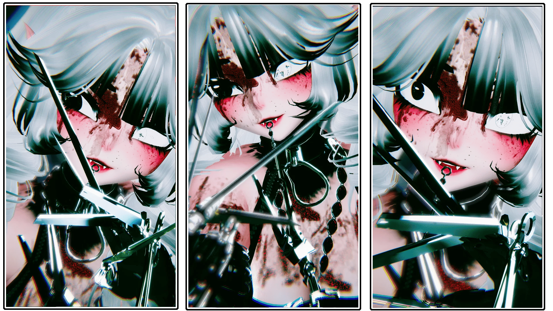 Ga'thic Scissor Hands 🦋 | VRCFT | PC + QUEST | GOGOLOCO | SPS