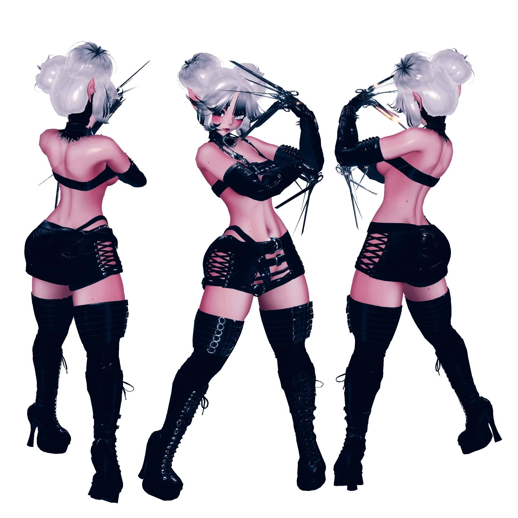 Ga'thic Scissor Hands 🦋 | VRCFT | PC + QUEST | GOGOLOCO | SPS