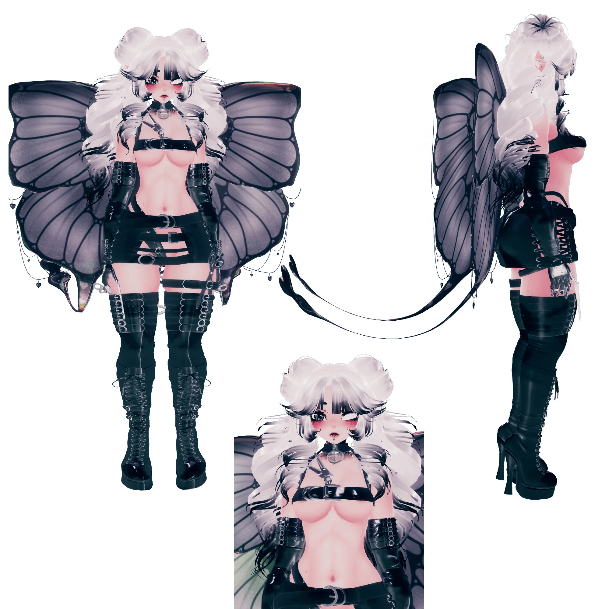 Ga'thic Scissor Hands 🦋 | VRCFT | PC + QUEST | GOGOLOCO | SPS