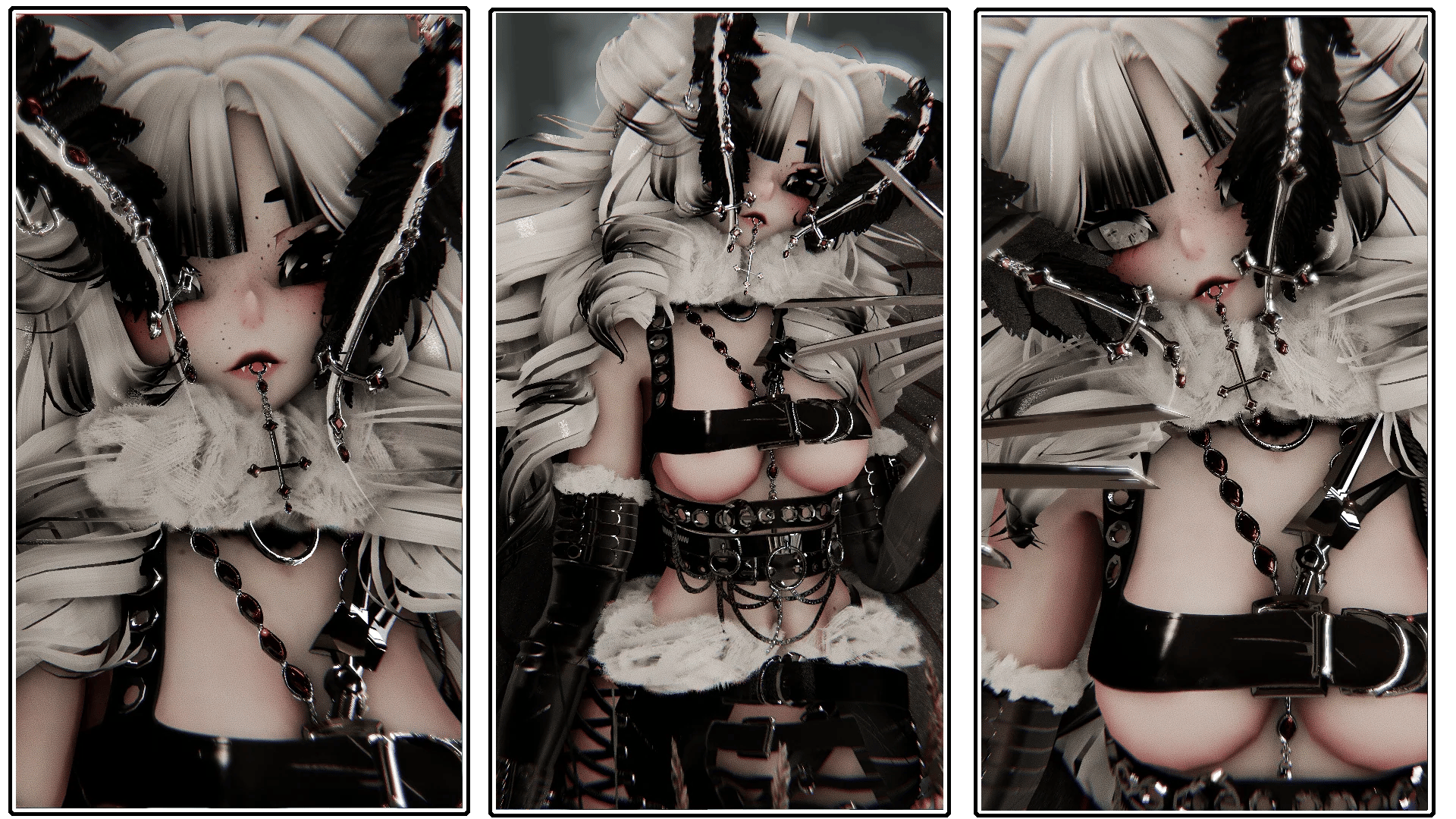 Ga'thic Scissor Hands 🦋 | VRCFT | PC + QUEST | GOGOLOCO | SPS