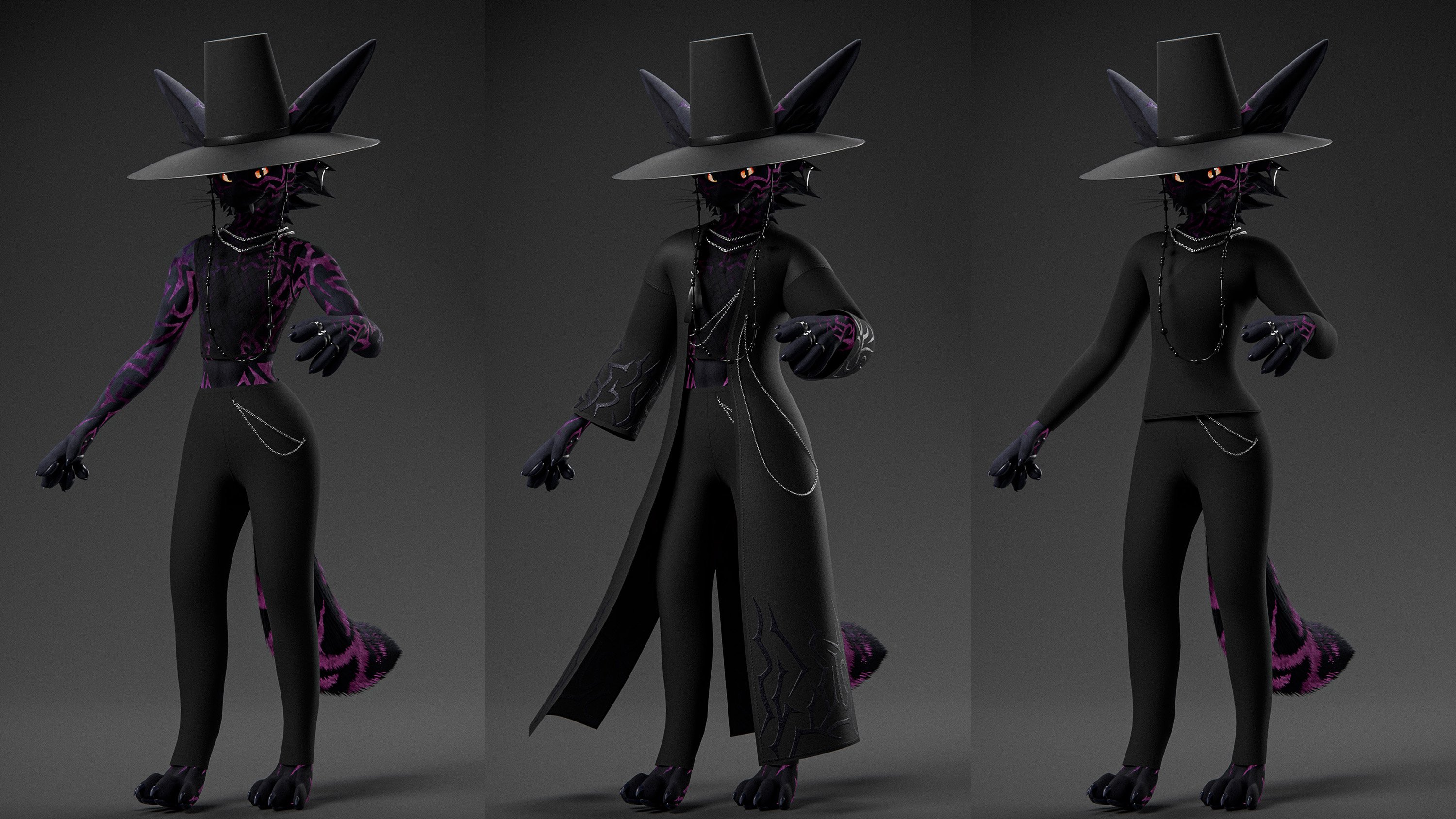 Saja Outfit Set (From K-Pop Demon Hunters) for Rex!