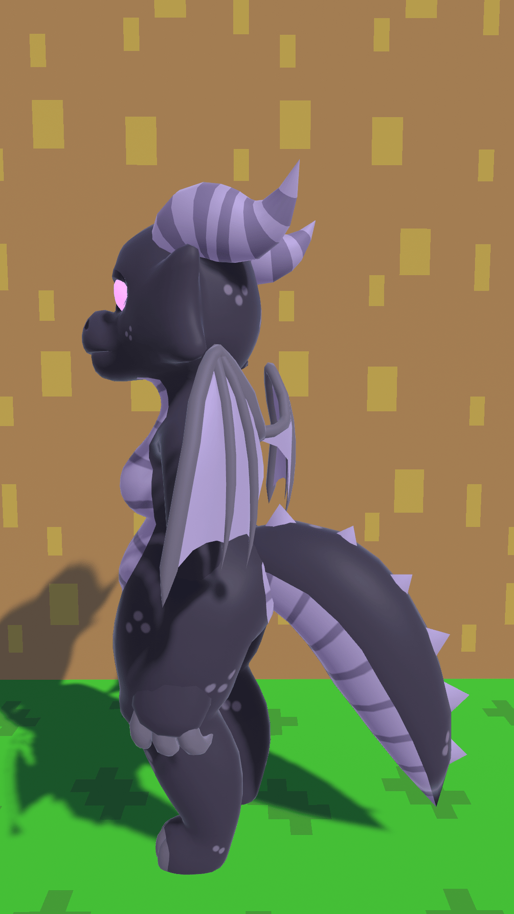 Ender Dragon (Blender Model + VRChat Avatar)