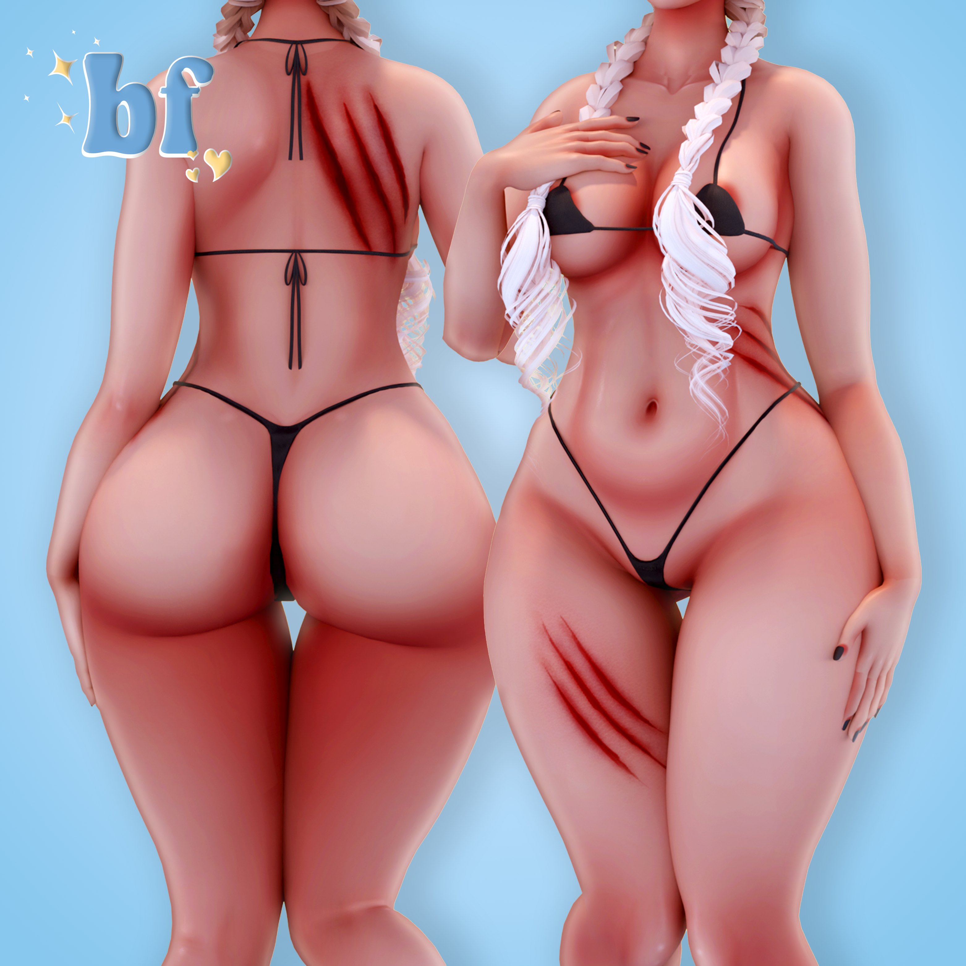 FREE - LoveMeTender pt 2 (Egirl Tattoos) (Bruises, Cuts, Claw Marks)